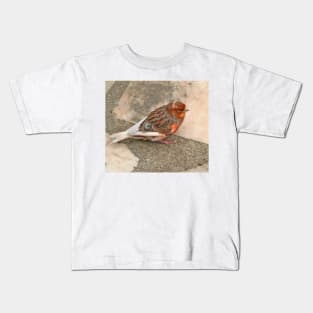 Lovely runaway canary bird Kids T-Shirt